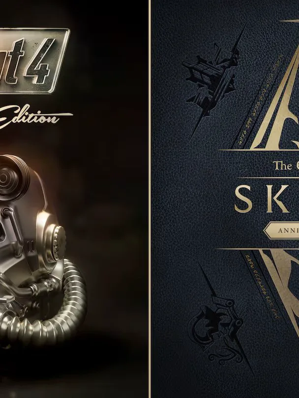 کاور بازی The Elder Scrolls V: Skyrim Anniversary Edition + Fallout 4: Anniversary Edition Bundle